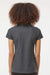 Tultex 401 Womens Sport Short Sleeve Polo Shirt Heather Charcoal Grey Model Back