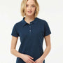 Tultex Womens Sport Short Sleeve Polo Shirt - Navy Blue - NEW