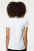 Tultex 401 Womens Sport Short Sleeve Polo Shirt White Model Back