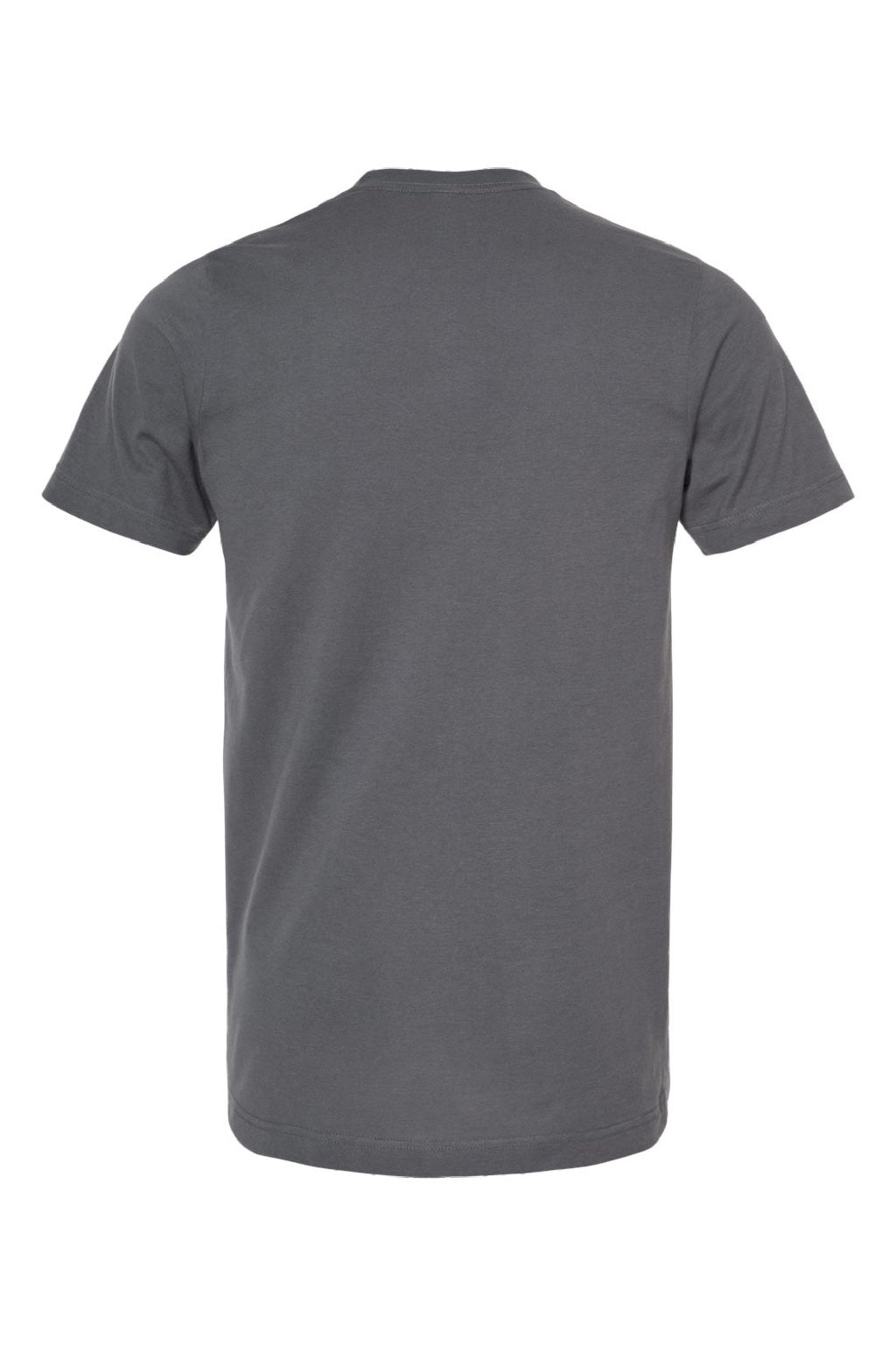 Tultex 502 Mens Premium Short Sleeve Crewneck T-Shirt Charcoal Grey Flat Back