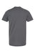 Tultex 502 Mens Premium Short Sleeve Crewneck T-Shirt Charcoal Grey Flat Back