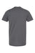 Tultex 502 Mens Premium Short Sleeve Crewneck T-Shirt Charcoal Grey Flat Back