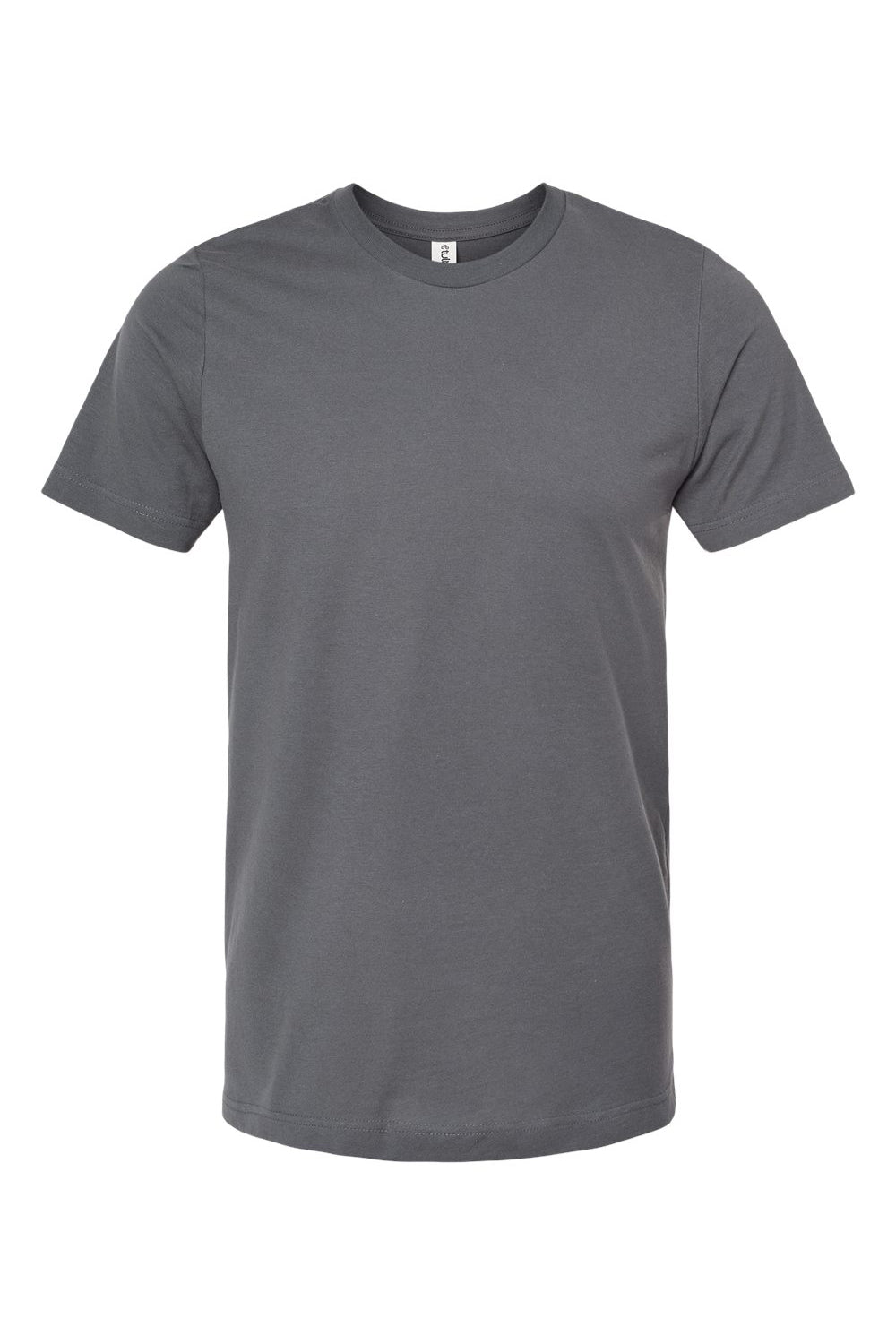 Tultex 502 Mens Premium Short Sleeve Crewneck T-Shirt Charcoal Grey Flat Front