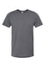 Tultex 502 Mens Premium Short Sleeve Crewneck T-Shirt Charcoal Grey Flat Front