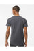 Tultex 502 Mens Premium Short Sleeve Crewneck T-Shirt Charcoal Grey Model Back