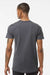 Tultex 502 Mens Premium Short Sleeve Crewneck T-Shirt Charcoal Grey Model Back