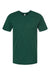 Tultex 502 Mens Premium Short Sleeve Crewneck T-Shirt Forest Green Flat Front