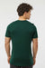 Tultex 502 Mens Premium Short Sleeve Crewneck T-Shirt Forest Green Model Back