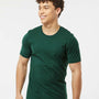 Tultex Mens Premium Short Sleeve Crewneck T-Shirt - Forest Green - NEW