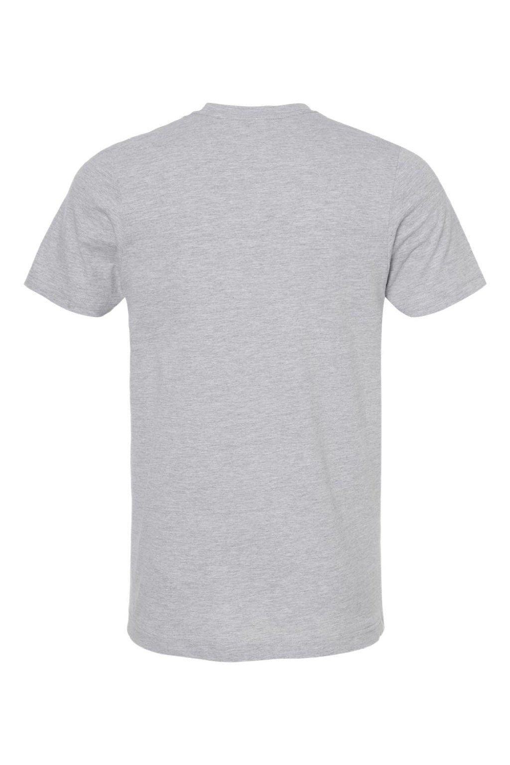 Tultex 502 Mens Premium Short Sleeve Crewneck T-Shirt Heather Grey Flat Back