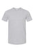 Tultex 502 Mens Premium Short Sleeve Crewneck T-Shirt Heather Grey Flat Front