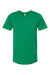 Tultex 502 Mens Premium Short Sleeve Crewneck T-Shirt Kelly Green Flat Front