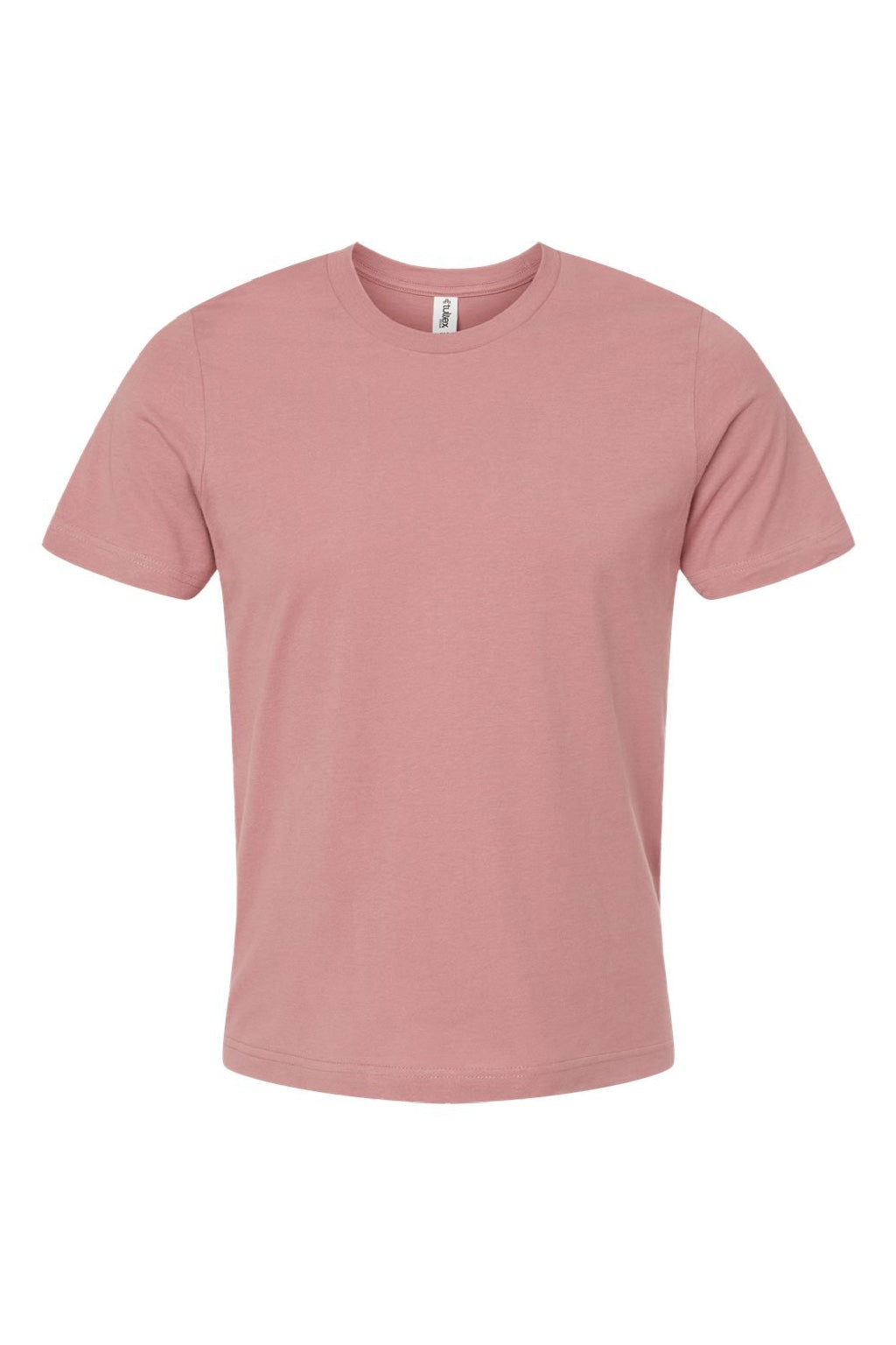 Tultex 502 Mens Premium Short Sleeve Crewneck T-Shirt Mauve Flat Front