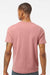 Tultex 502 Mens Premium Short Sleeve Crewneck T-Shirt Mauve Model Back