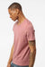Tultex 502 Mens Premium Short Sleeve Crewneck T-Shirt Mauve Model Side