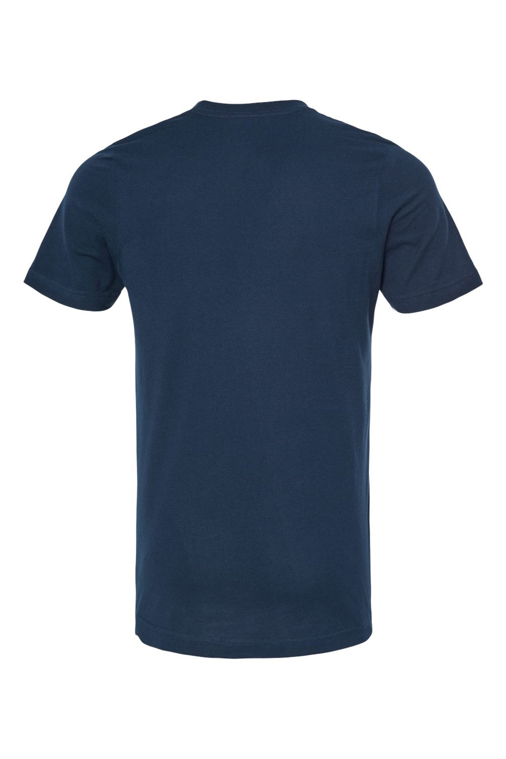Tultex 502 Mens Premium Short Sleeve Crewneck T-Shirt Navy Blue Flat Back
