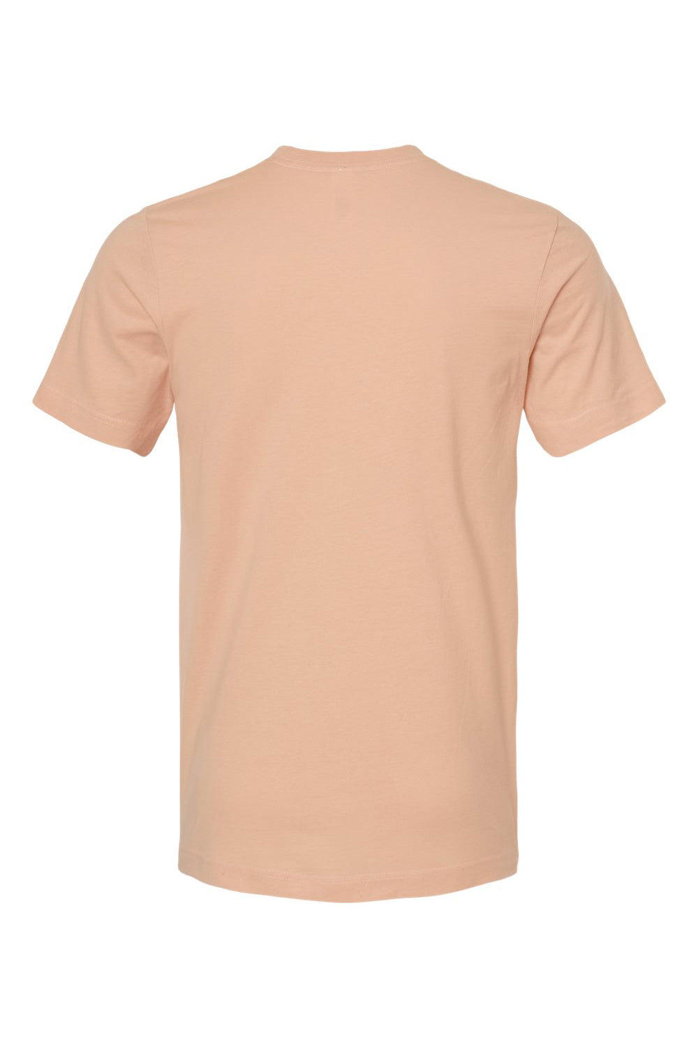 Tultex 502 Mens Premium Short Sleeve Crewneck T-Shirt Peach Flat Back