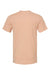 Tultex 502 Mens Premium Short Sleeve Crewneck T-Shirt Peach Flat Back