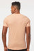 Tultex 502 Mens Premium Short Sleeve Crewneck T-Shirt Peach Model Back