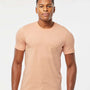 Tultex Mens Premium Short Sleeve Crewneck T-Shirt - Peach - NEW