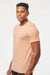 Tultex 502 Mens Premium Short Sleeve Crewneck T-Shirt Peach Model Side