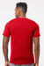 Tultex 502 Mens Premium Short Sleeve Crewneck T-Shirt Red Model Back