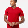 Tultex Mens Premium Short Sleeve Crewneck T-Shirt - Red - NEW