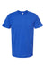 Tultex 502 Mens Premium Short Sleeve Crewneck T-Shirt Royal Blue Flat Front