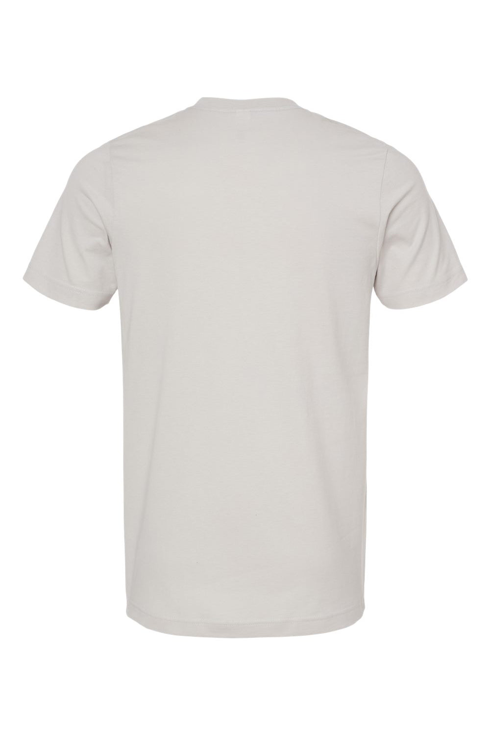 Tultex 502 Mens Premium Short Sleeve Crewneck T-Shirt Silver Grey Flat Back