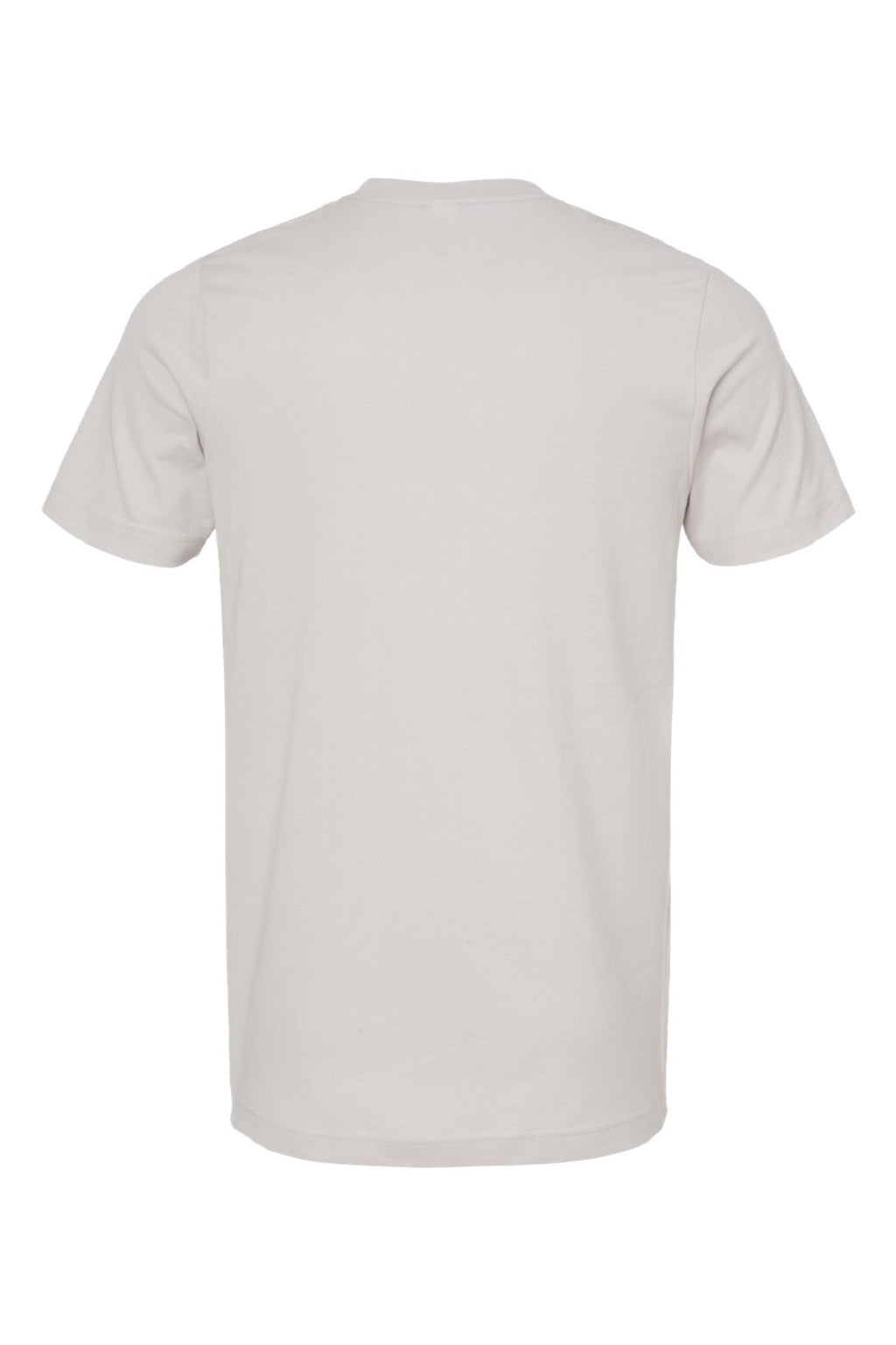 Tultex 502 Mens Premium Short Sleeve Crewneck T-Shirt Silver Grey Flat Back