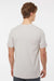 Tultex 502 Mens Premium Short Sleeve Crewneck T-Shirt Silver Grey Model Back