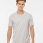 Tultex Mens Premium Short Sleeve Crewneck T-Shirt - Silver Grey - NEW