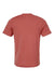 Tultex 502 Mens Premium Short Sleeve Crewneck T-Shirt Terracotta Red Flat Back