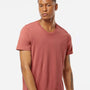 Tultex Mens Premium Short Sleeve Crewneck T-Shirt - Terracotta Red - NEW