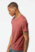 Tultex 502 Mens Premium Short Sleeve Crewneck T-Shirt Terracotta Red Model Side