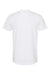 Tultex 502 Mens Premium Short Sleeve Crewneck T-Shirt White Flat Back