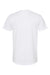 Tultex 502 Mens Premium Short Sleeve Crewneck T-Shirt White Flat Back