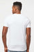 Tultex 502 Mens Premium Short Sleeve Crewneck T-Shirt White Model Back