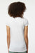 Tultex 243 Womens Poly-Rich Short Sleeve Scoop Neck T-Shirt White Model Back