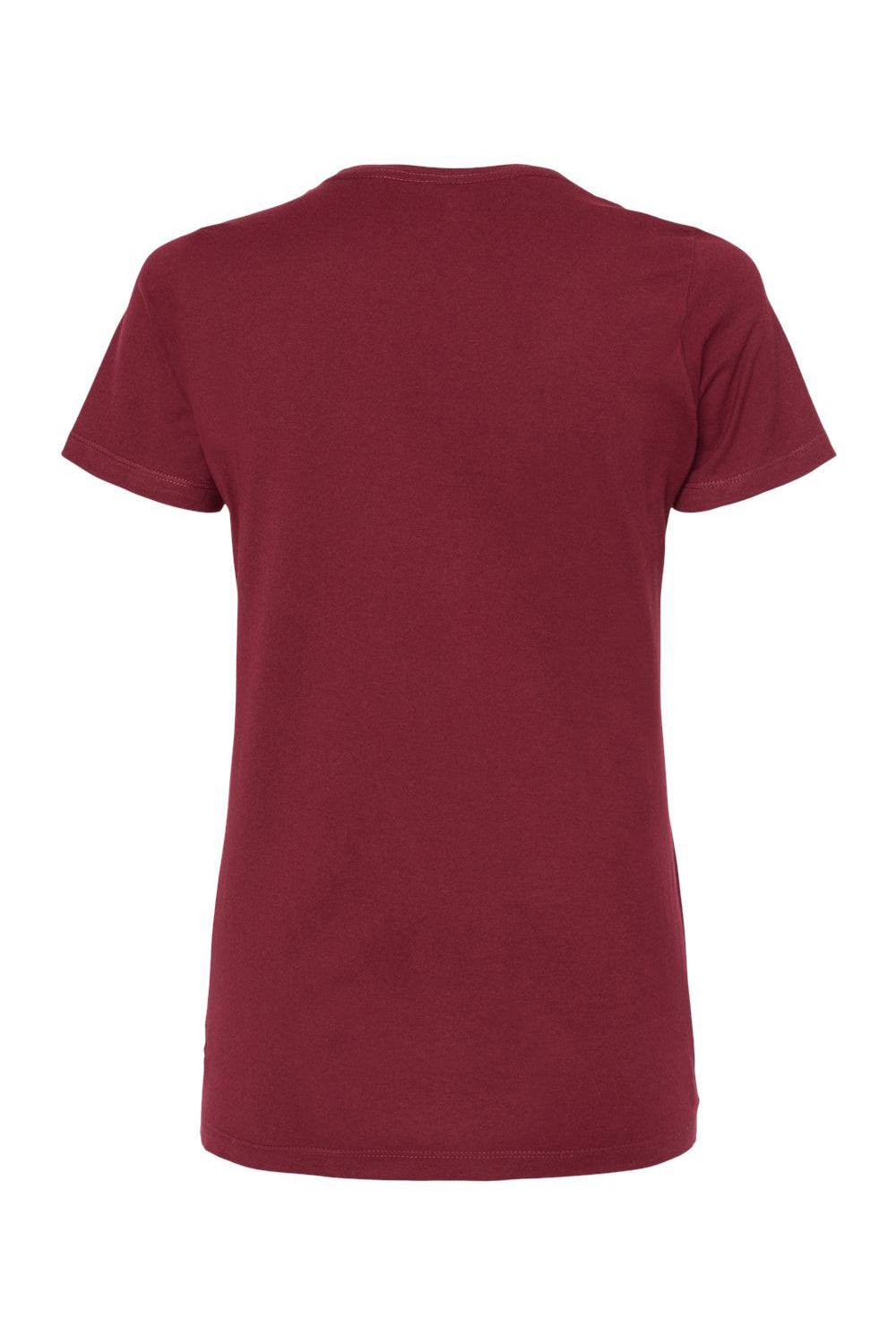Tultex 516 Womens Premium Short Sleeve Crewneck T-Shirt Burgundy Flat Back