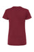 Tultex 516 Womens Premium Short Sleeve Crewneck T-Shirt Burgundy Flat Back