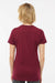 Tultex 516 Womens Premium Short Sleeve Crewneck T-Shirt Burgundy Model Back