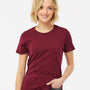 Tultex Womens Premium Short Sleeve Crewneck T-Shirt - Burgundy - NEW