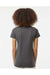 Tultex 516 Womens Premium Short Sleeve Crewneck T-Shirt Charcoal Grey Model Back