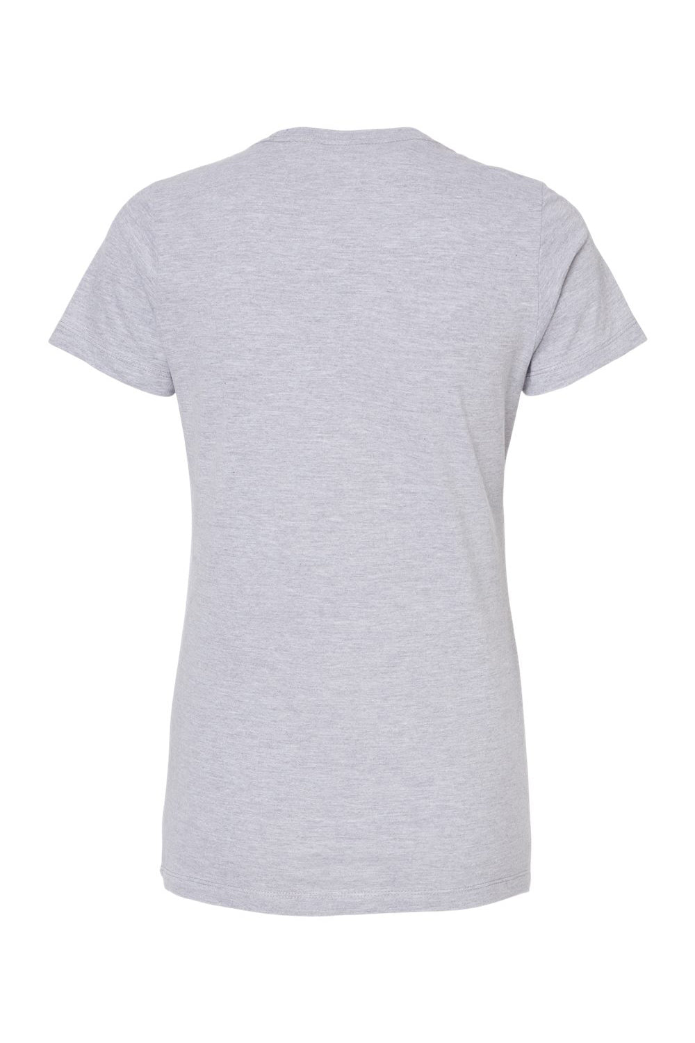 Tultex 516 Womens Premium Short Sleeve Crewneck T-Shirt Heather Grey Flat Back