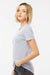 Tultex 516 Womens Premium Short Sleeve Crewneck T-Shirt Heather Grey Model Side