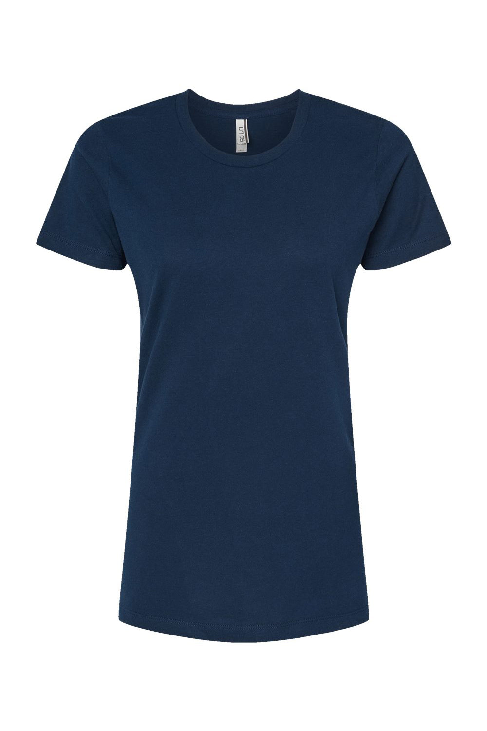 Tultex 516 Womens Premium Short Sleeve Crewneck T-Shirt Navy Blue Flat Front