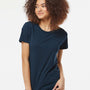 Tultex Womens Premium Short Sleeve Crewneck T-Shirt - Navy Blue - NEW