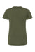 Tultex 516 Womens Premium Short Sleeve Crewneck T-Shirt Olive Green Flat Back