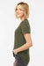 Tultex 516 Womens Premium Short Sleeve Crewneck T-Shirt Olive Green Model Side